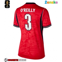 Ženske Nogometnih dresov Anglija Nico O'Reilly #3 Gostujoči SP 2026 Kratki rokavi